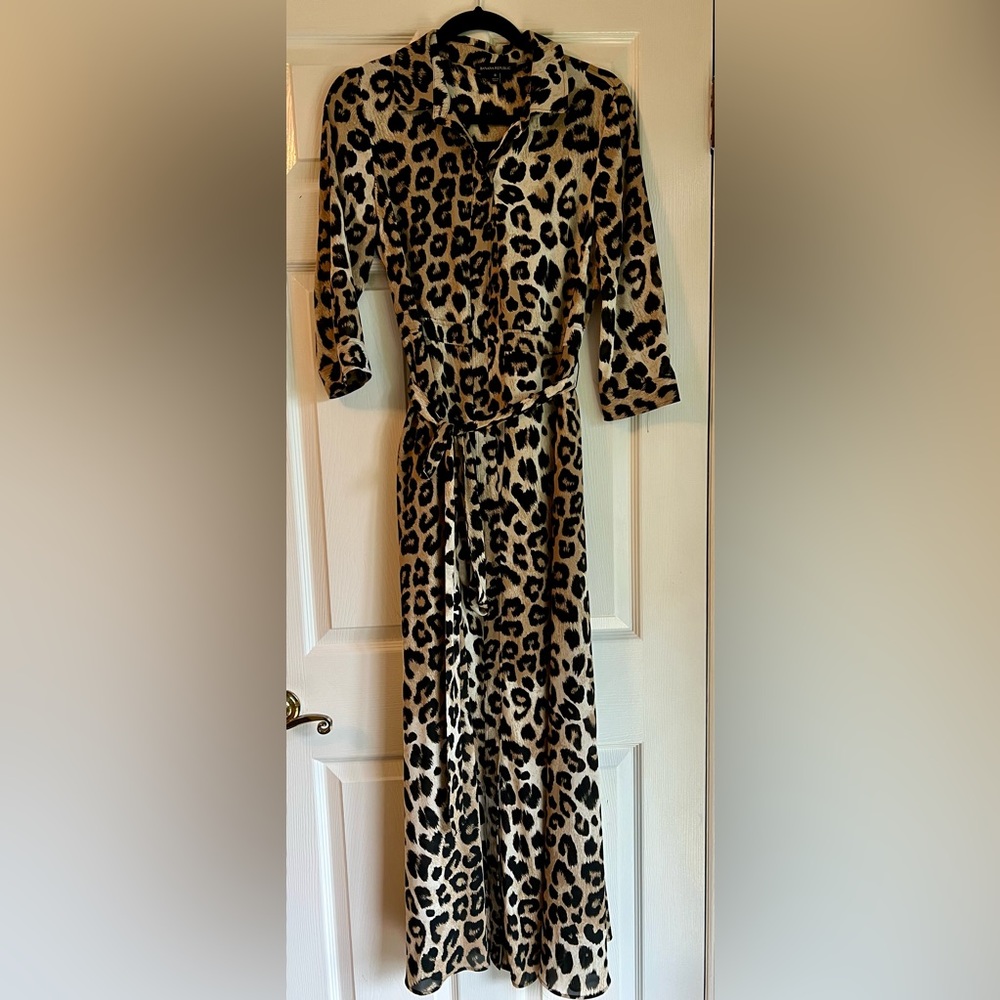 Animal print dress